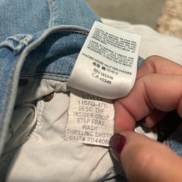 Mother Jeans, Insider Crop Step Fray, Thrilling Shots wash - Picture 6 of 16